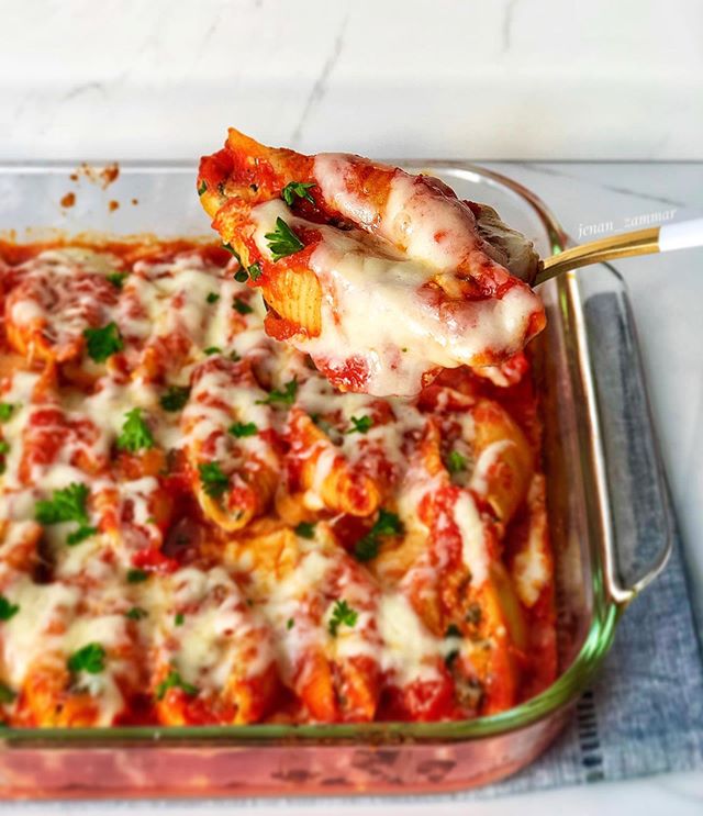 Spinach & Cheese Stuffed Pasta Shells