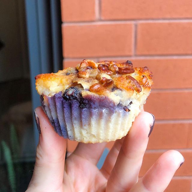 Blueberry Walnut Breakfast Muffins