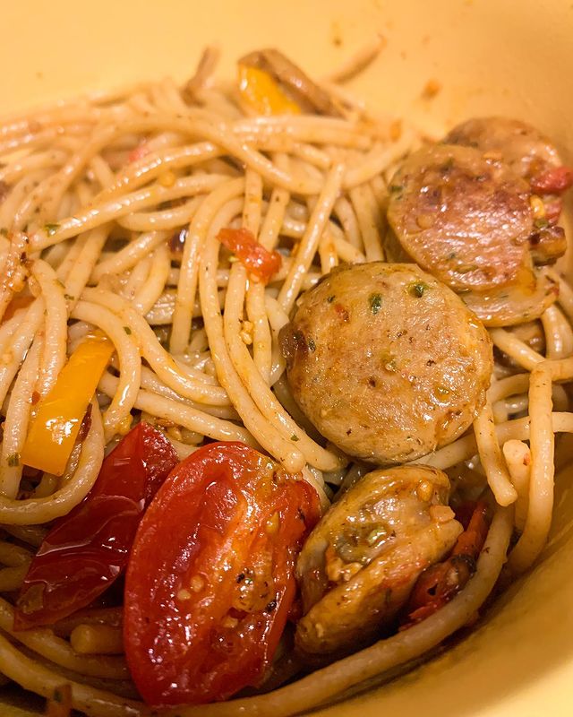 Italian Spicy Sausage Pasta Recipe - CookingIsLifestyle