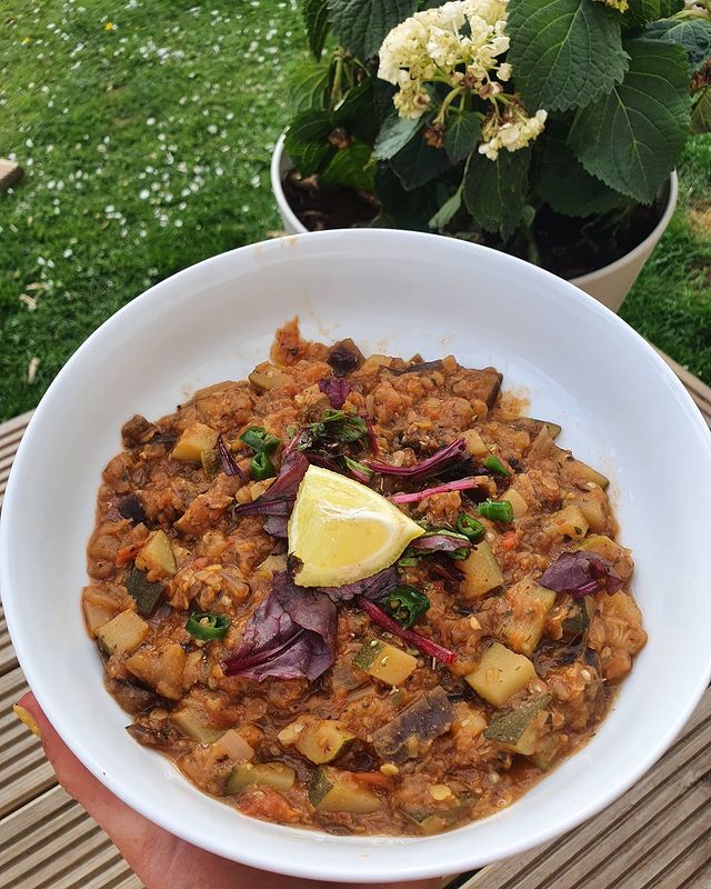 Vegan Persian Lentil, Courgette And Aubergine Stew Recipe ...