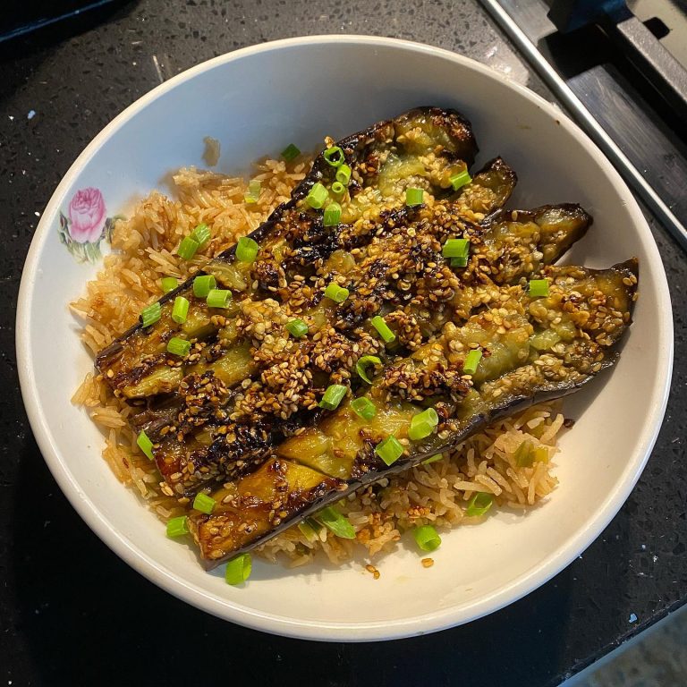 Eggplant Vegan Bowl